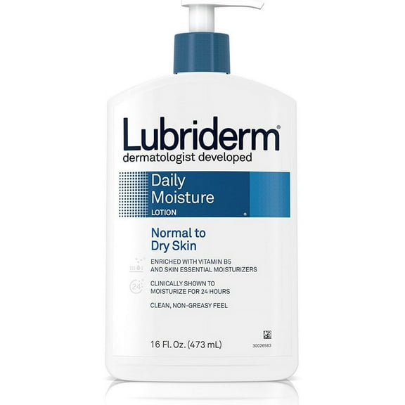 Lubriderm Daily Moisture Lotion 16 oz (Pack of 2)
