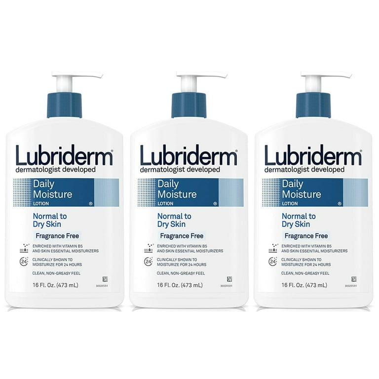 Lubriderm Daily Moisture Skin Lotion - Lotion - 6 fl oz - Non-fragrance - Flip Top Dispenser - For Dry Skin - Applicable on Hand and Body - Fragrance-free, Moisturising, Non-greasy - 1 Each Lubriderm Daily Moisture Skin Lotion - Lotion - 6 fl oz - Non-fragrance - Flip Top Dispenser - For Dry Skin - Applicable on Hand and Body - Fragrance-free, Moisturising, Non-greasy - 1 Each