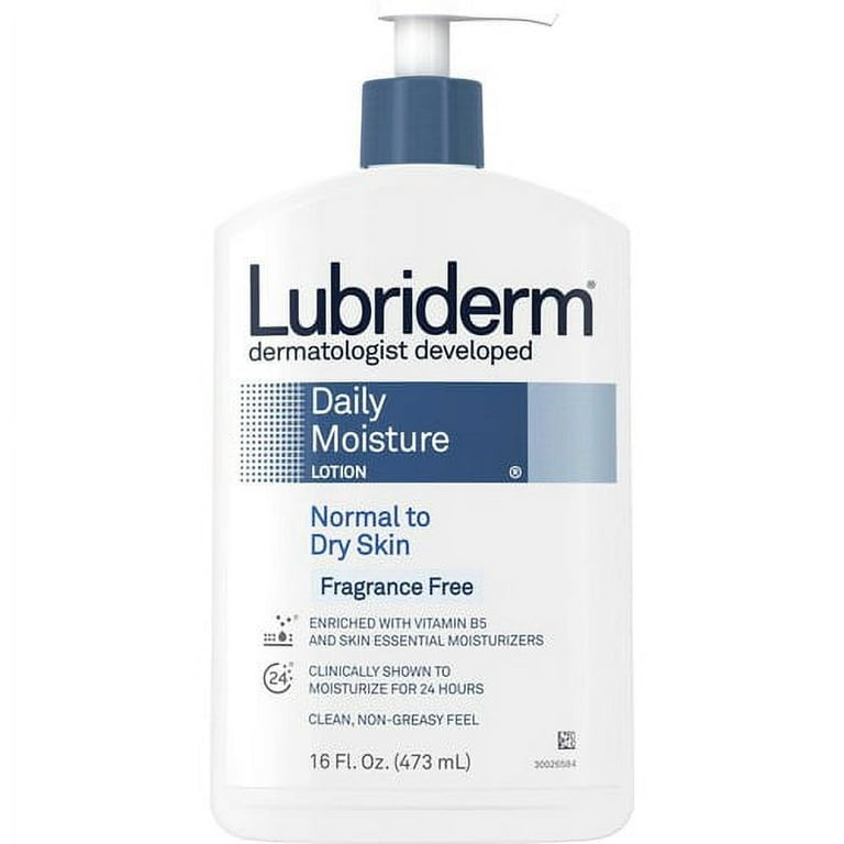 Lubriderm Daily Moisture Lotion - Lotion - 16 fl oz - For Normal, Dry Skin - Moisturising, Non-greasy - 1 Each Lubriderm Daily Moisture Lotion - Lotion - 16 fl oz - For Normal, Dry Skin - Moisturising, Non-greasy - 1 Each