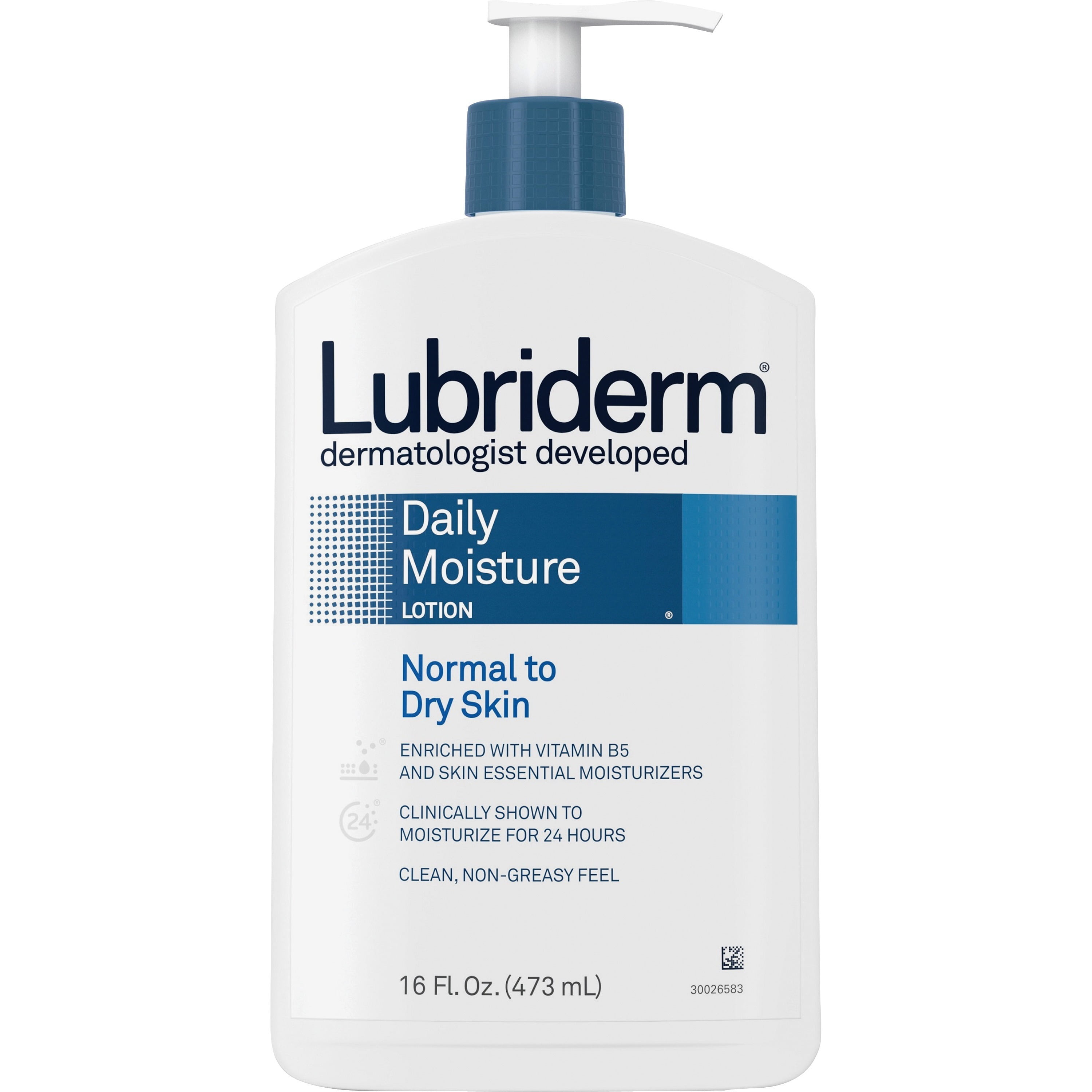 Lubriderm Daily Moisture Lotion - Lotion - 16 fl oz - For Normal, Dry Skin - Moisturising, Non-greasy - 1 Each Lubriderm Daily Moisture Lotion - Lotion - 16 fl oz - For Normal, Dry Skin - Moisturising, Non-greasy - 1 Each