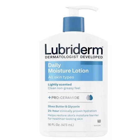 Lubriderm Daily Moisture Lotion Normal to Dry Skin, 16 Ounce