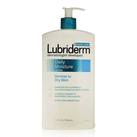 Lubriderm Daily Moisturizing Lotion, Normal To Dry Skin, 24 Oz, 2 Pack