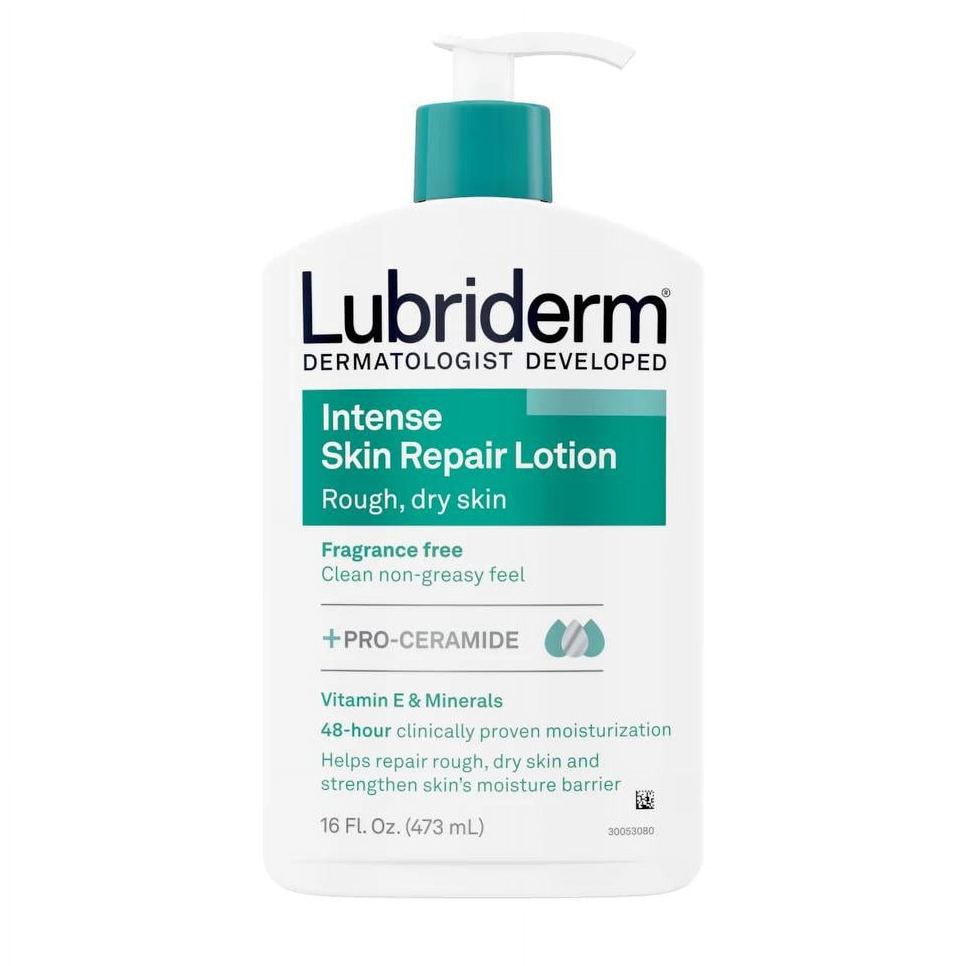 Lubriderm Intense Skin Body Lotion Helps Repair Rough Dry Skin 16oz, 2-Pack