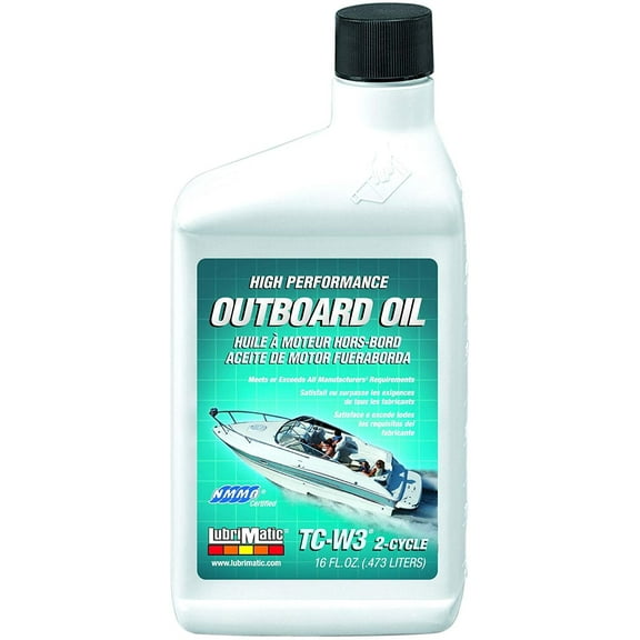 LubriMatic 11590 High Performance Outboard Oil TC-W3 2-Cycle - 16 oz.