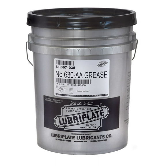 Lubriplate 630 Series Multi-Purpose Grease, 35 lb, Pail, NLGI Grade 1