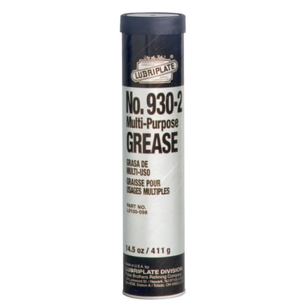 Lubriplate 930 Series Multi-Purpose Grease, 14 1/2 oz, Cartridge, NLGI Grade 2