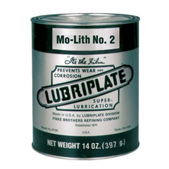 Lubriplate Mo-Lift No.2 Multi-Purpose Grease, 14-1/2 oz, Cartridge - 10 EA (293-L0180-098)