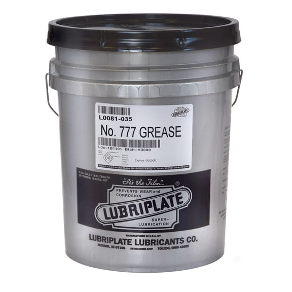 Lubriplate No 777 Anhydrous Calcium Type Grease, 35 Lb Pail