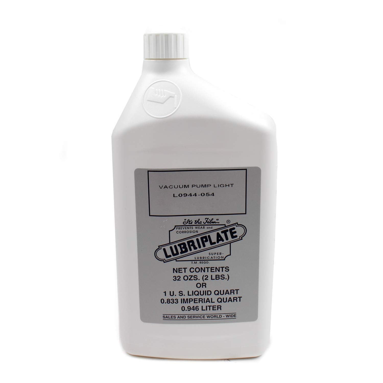 Lubriplate VacuumPump Oil Light, 1 OneQuart Bottle