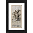thumbnail image 1 of Luc-Olivier Merson 13x24 Black Ornate Framed Double Matted Museum Art Print Titled: The Sea of ​​Brittany (1895-1907), 1 of 5