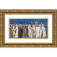 thumbnail image 1 of Luc-Olivier Merson 14x9 Gold Ornate Wood Frame and Double Matted Museum Art Print Titled - Holy in Procession, 1 of 4