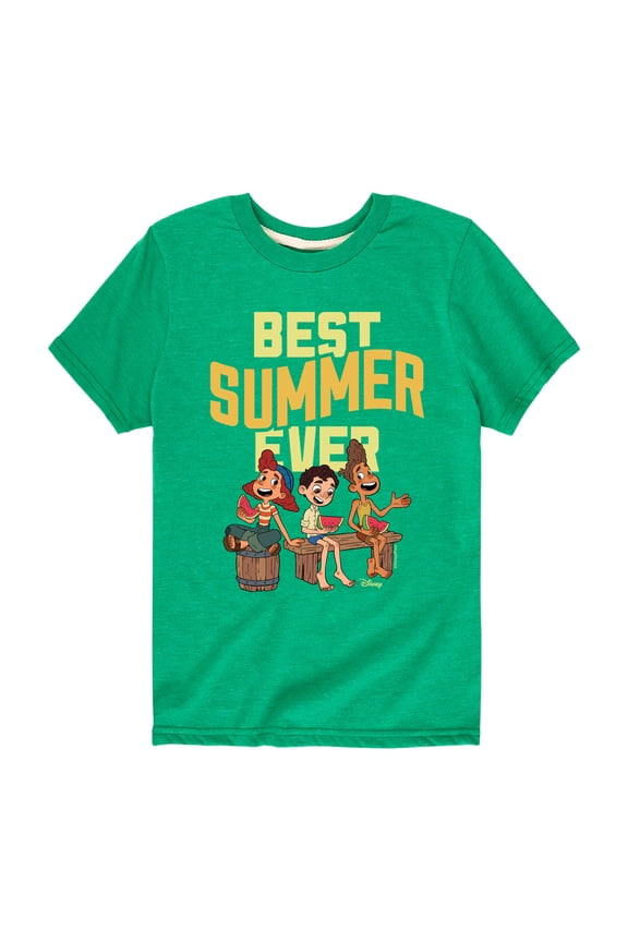 Luca - Best Summer Ever - Toddler And Youth Short Sleeve Graphic T-Shirt