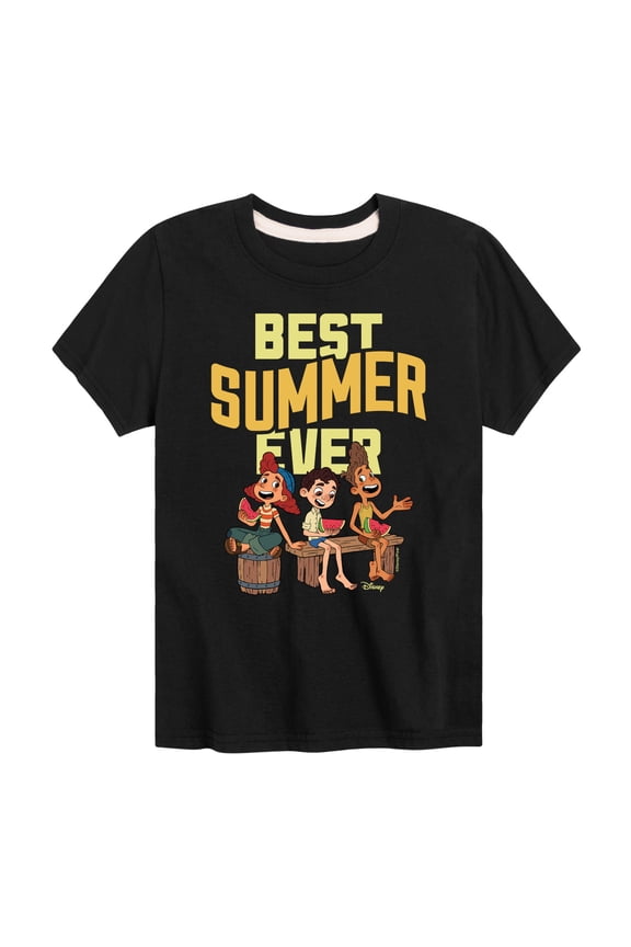 Luca - Best Summer Ever - Toddler And Youth Short Sleeve Graphic T-Shirt