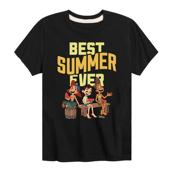 Luca - Best Summer Ever - Toddler And Youth Short Sleeve Graphic T-Shirt