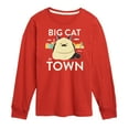 thumbnail image 1 of Luca - Big Cat In Town  - Toddler And Youth Long Sleeve Graphic T-Shirt, 1 of 5