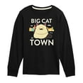 thumbnail image 1 of Luca - Big Cat In Town  - Toddler And Youth Long Sleeve Graphic T-Shirt, 1 of 5