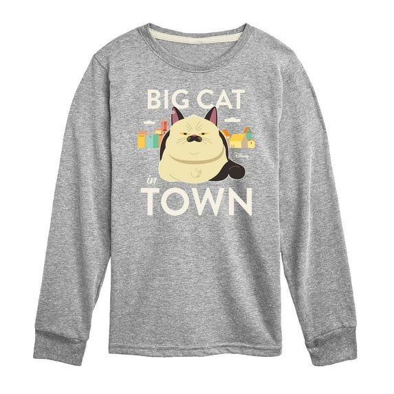 Luca - Big Cat In Town - Toddler And Youth Long Sleeve Graphic T-Shirt