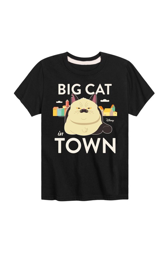 Luca - Big Cat In Town  - Toddler And Youth Short Sleeve Graphic T-Shirt