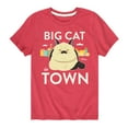 thumbnail image 1 of Luca - Big Cat In Town  - Toddler And Youth Short Sleeve Graphic T-Shirt, 1 of 5