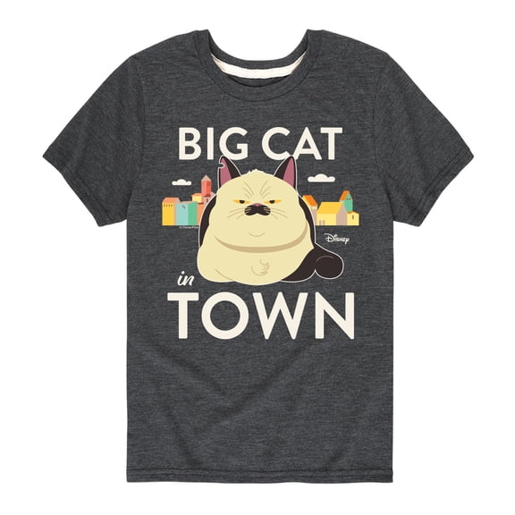 Luca - Big Cat In Town  - Toddler And Youth Short Sleeve Graphic T-Shirt