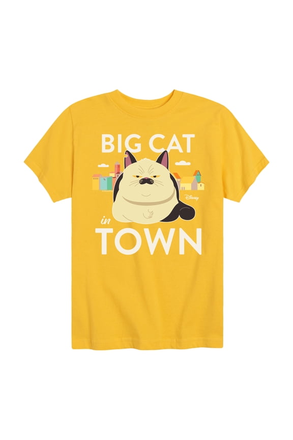 Luca - Big Cat In Town  - Toddler And Youth Short Sleeve Graphic T-Shirt