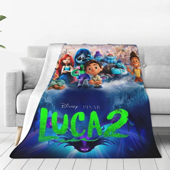 Luca Blanket Super Soft Cozy Throw Blanket Fuzzy Comfy Flannel Blanket Warm Plush Blankets For Couch, Sofa, Bed 60"X50"