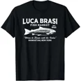 thumbnail image 1 of Luca Brasi Fish Market EST 1945 Fishing Unisex T-Shirt up to size 5XL, 1 of 2