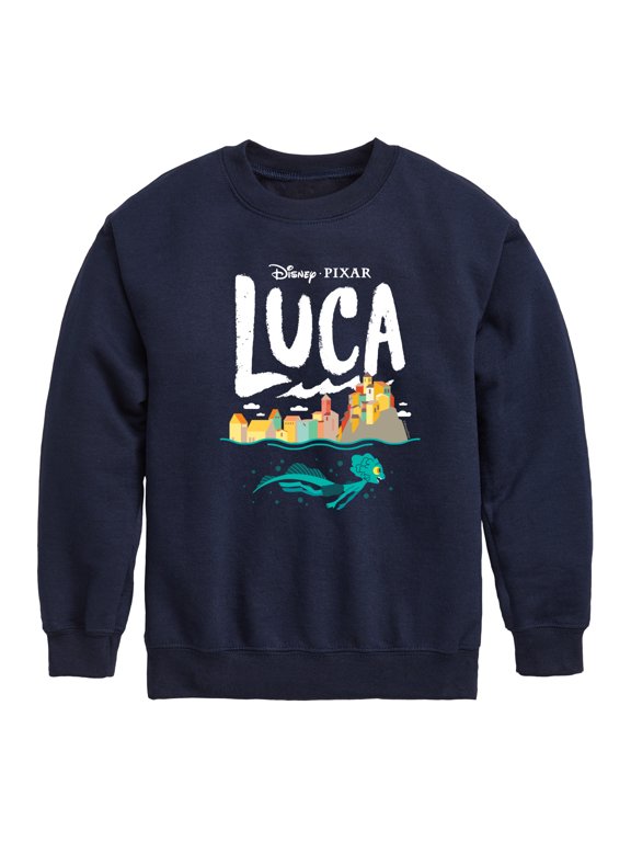 Luca - Boys' Graphic Long Sleeve Fleece Sweatshirt