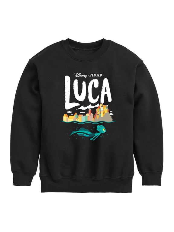 Luca - Boys' Graphic Long Sleeve Fleece Sweatshirt