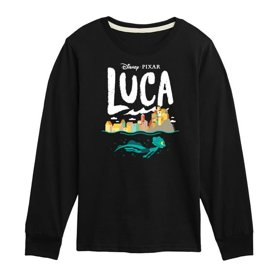 Luca -  Coastal Sea Monster - Toddler And Youth Long Sleeve Graphic T-Shirt