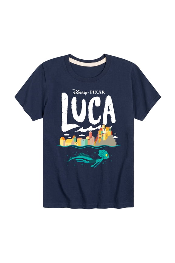 Luca - Coastal Sea Monster - Toddler And Youth Short Sleeve Graphic T-Shirt