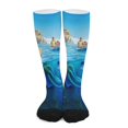 thumbnail image 1 of Luca Compression Socks Support Knee High Socks For Running Hiking Athletic Nursing, 1 of 8