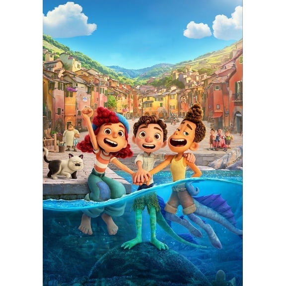 Luca Diamond Painting Kits for Adults DIY Siren Diamond Art 5D Paint with Diamonds Full Drill Gem Art Cross Stitch Arts Embroidery, Home Wall Decoration 12" X 16"