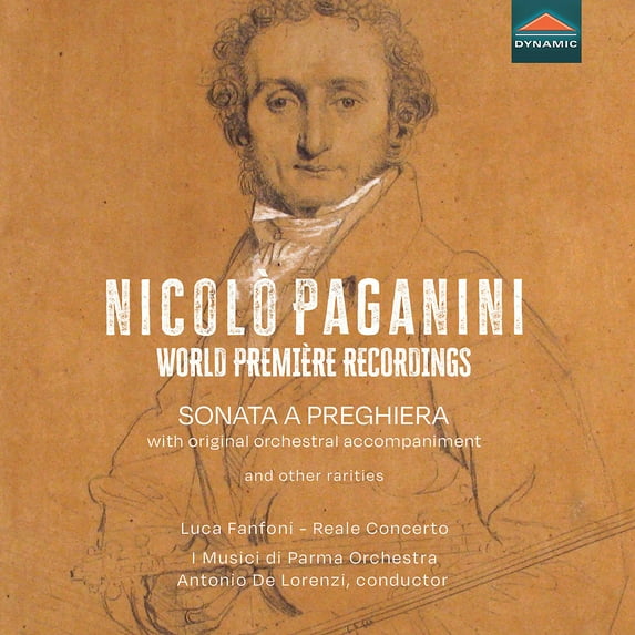 Luca Fanfoni - Paganini: World Premiere Recordings - Sonata a Preghiera with original orchestral accompaniment & other rarities - Music & Performance - CD