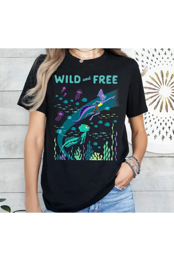 Luca Funy vintage Wild And Free Luca And Friends Characters T-Shirt 2025