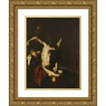 thumbnail image 1 of Luca Giordano 15x18 Gold Ornate Wood Frame and Double Matted Museum Art Print Titled - The Descent from the Cross (ca. 1659), 1 of 4