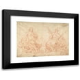 thumbnail image 1 of Luca Giordano 18x14 Black Modern Framed Museum Art Print Titled - The Holy Trinity (1634-1705), 1 of 5