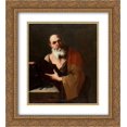 thumbnail image 1 of Luca Giordano 2x Matted 20x24 Gold Ornate Framed Art Print 'Plato ', 1 of 2