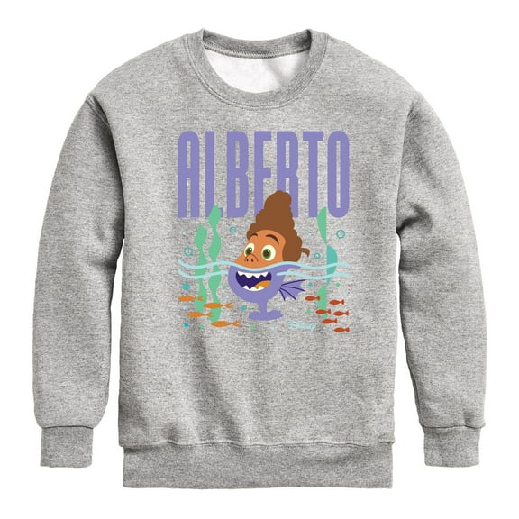 Luca - Half Human Half Sea Monster Alberto  - Toddler And Youth Crewneck Fleece Sweatshirt