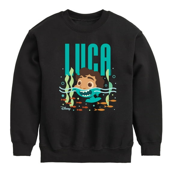 Luca - Half Human Half Sea Monster Luca  - Toddler And Youth Crewneck Fleece Sweatshirt