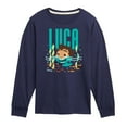 thumbnail image 1 of Luca - Half Human Half Sea Monster Luca  - Toddler And Youth Long Sleeve Graphic T-Shirt, 1 of 5