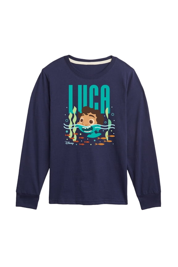 Luca - Half Human Half Sea Monster Luca - Toddler And Youth Long Sleeve Graphic T-Shirt