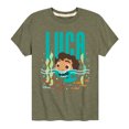 thumbnail image 1 of Luca - Half Human Half Sea Monster Luca  - Toddler And Youth Short Sleeve Graphic T-Shirt, 1 of 5