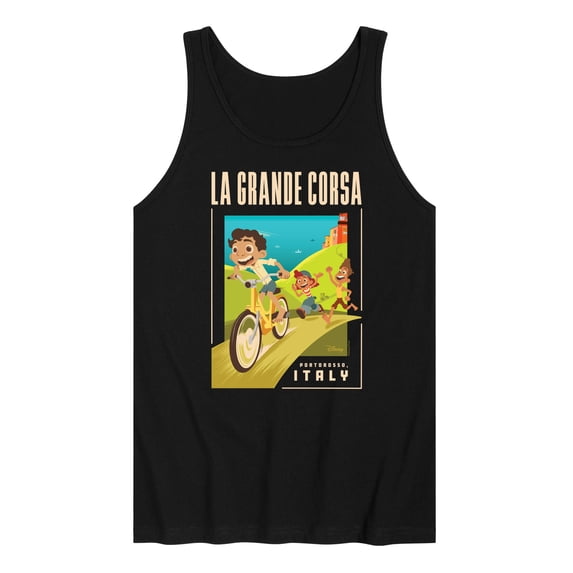 Luca - La Grande Corsa Postcard - Men's Jersey Tank Top