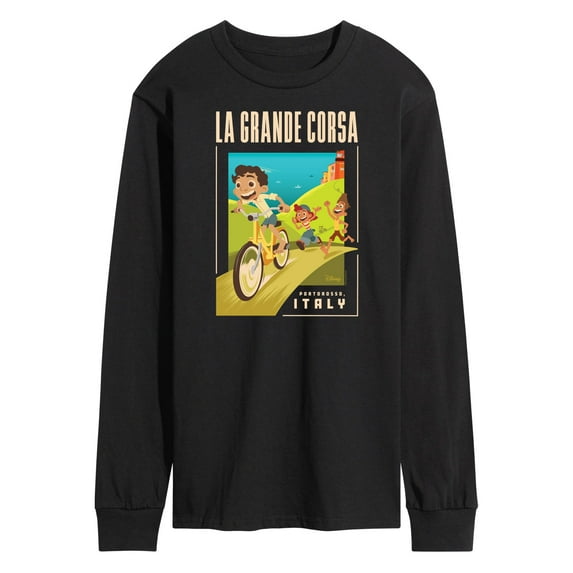 Luca - La Grande Corsa Postcard - Men's Long Sleeve T-Shirt