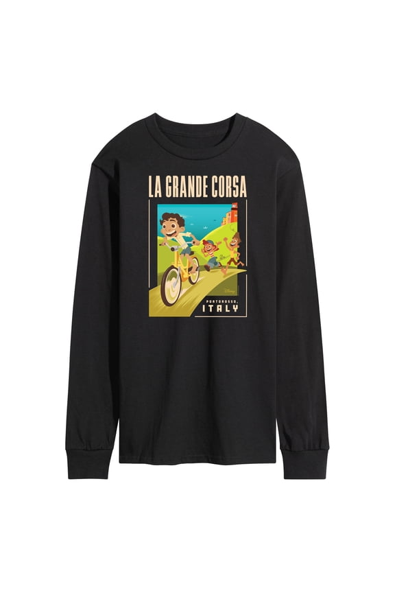 Luca - La Grande Corsa Postcard - Men's Long Sleeve T-Shirt