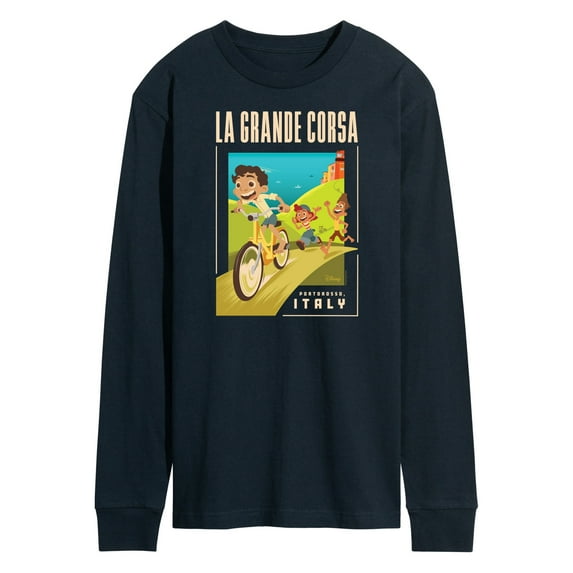 Luca - La Grande Corsa Postcard - Men's Long Sleeve T-Shirt