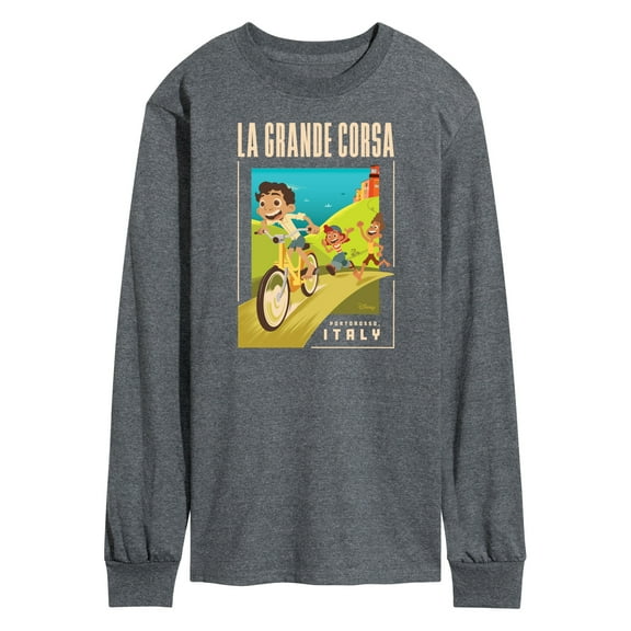 Luca - La Grande Corsa Postcard - Men's Long Sleeve T-Shirt