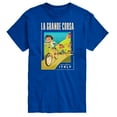 thumbnail image 1 of Luca - La Grande Corsa Postcard - Men's Short Sleeve Graphic T-Shirt, 1 of 5