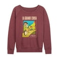 thumbnail image 1 of Luca - La Grande Corsa Postcard - Women's Lightweight French Terry Long Sleeve Shirt, 1 of 5
